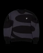DAVRILSUPPLY Black Dvrl Knit Sweatshirts (1)