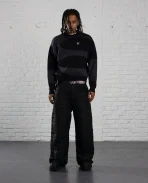 DAVRILSUPPLY Black Dvrl Knit Sweatshirts (4)