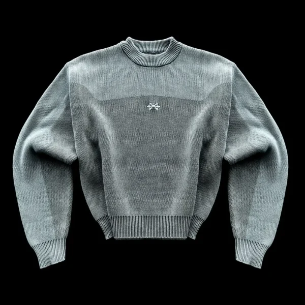 DAVRILSUPPLY Ocean Tremor Knit Sweatshirts (1)
