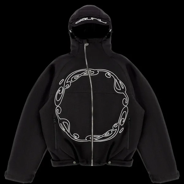 Davrilsupply Black Windbreaker Jacket (1)