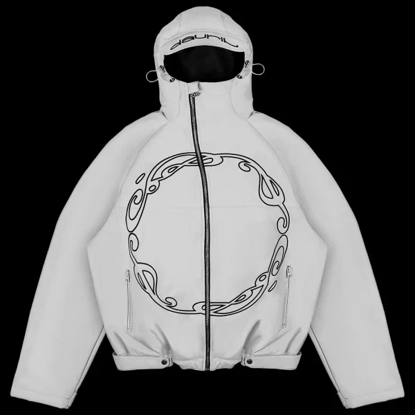 Davrilsupply Grey Windbreaker Jacket (2)