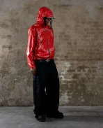 Davrilsupply Red Windbreaker Jacket (5)