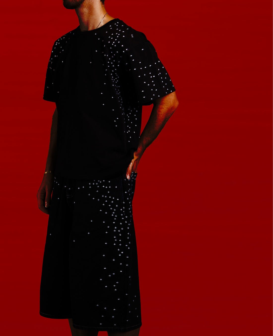 BLACK STARDUST T SHIRT (2) BLACK STARDUST T SHIRT (2)