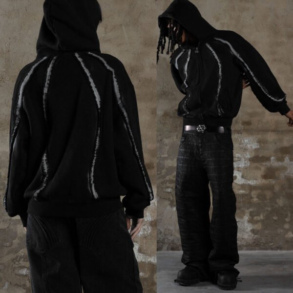 Davril Supply Atom Zip Altra Heavy Hoodie (2)