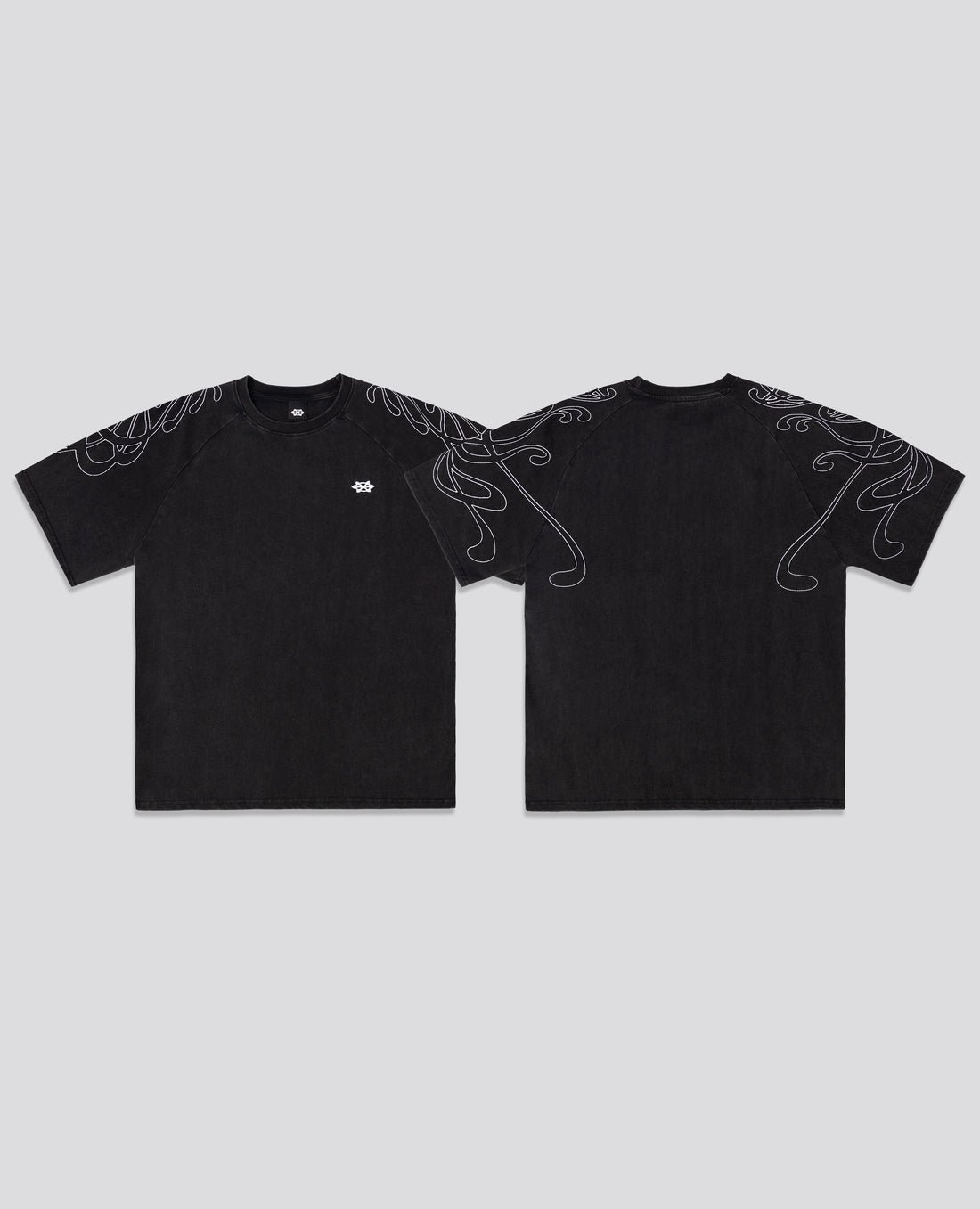 Davril Supply Black Neoart T Shirt (2) Davril Supply Black Neoart T Shirt (2)