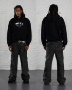 Davril Supply Black Thorny Hoodie