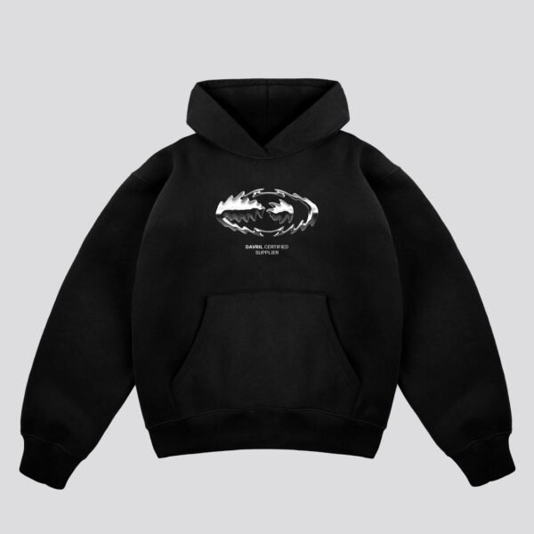 Davril Supply Black Thorny Hoodie