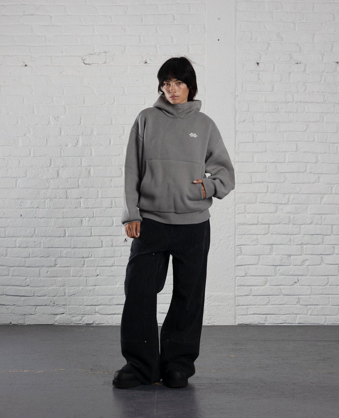 Davril Supply Grey Hoodie Knit (3) Davril Supply Grey Hoodie Knit (3)