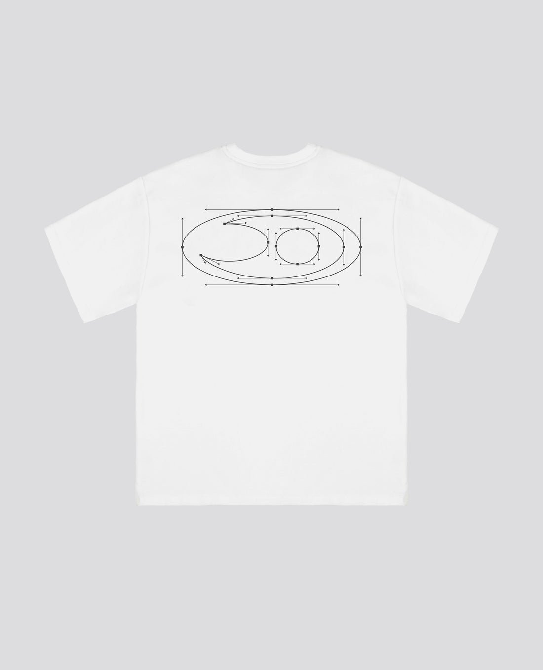 Davril Supply White Segment T Shirt Davril Supply White Segment T Shirt