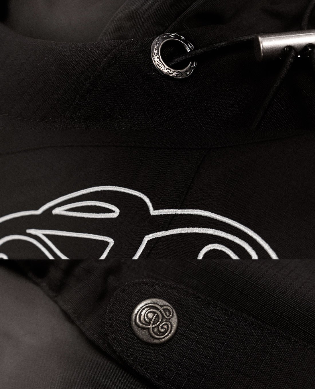 DavrilSupply Black Windbreaker Jacket (3) DavrilSupply Black Windbreaker Jacket (3)