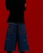 DavrilSupply Rockstar denim Jort (5)