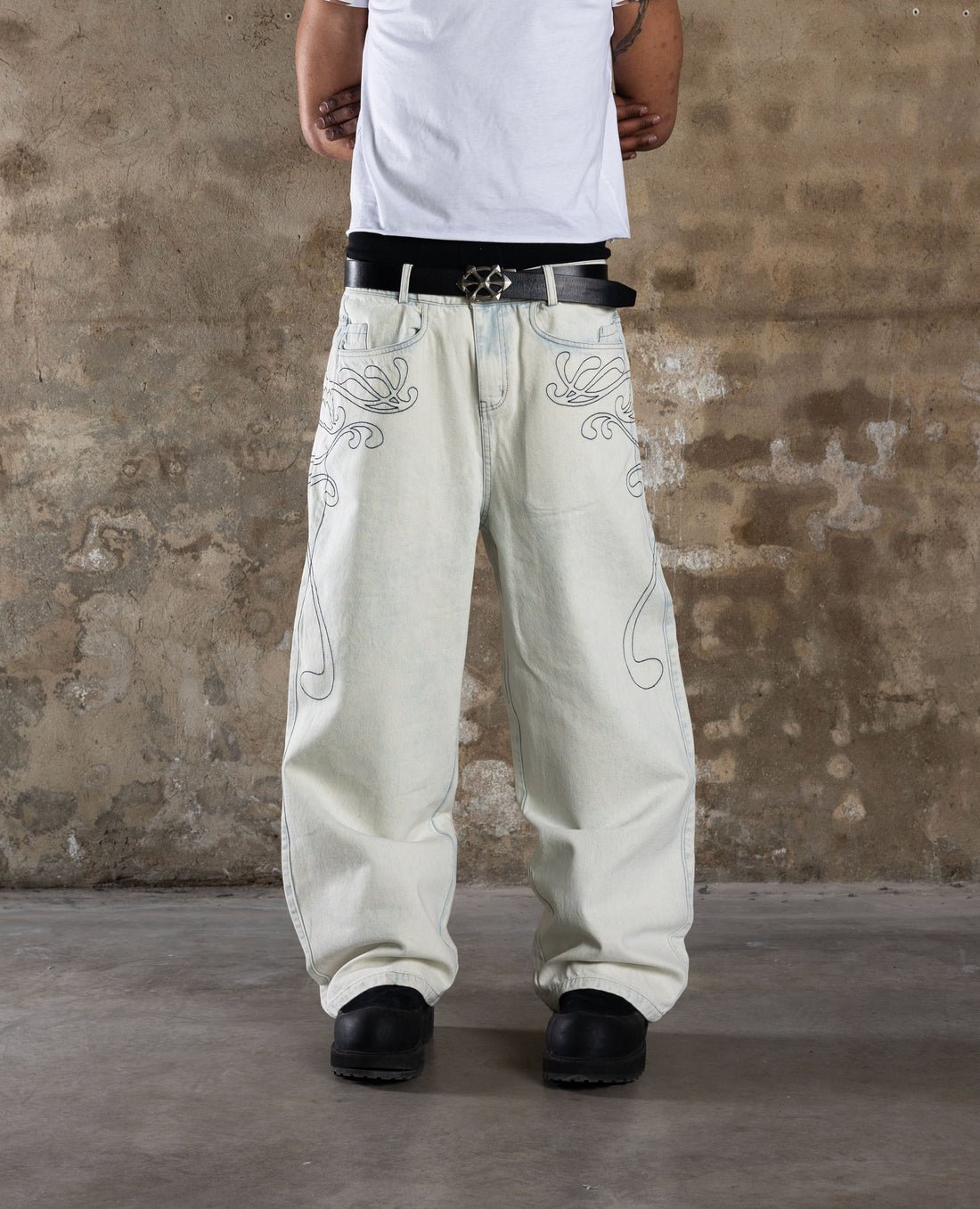 DavrilSupply White Neoart Denim DavrilSupply White Neoart Denim