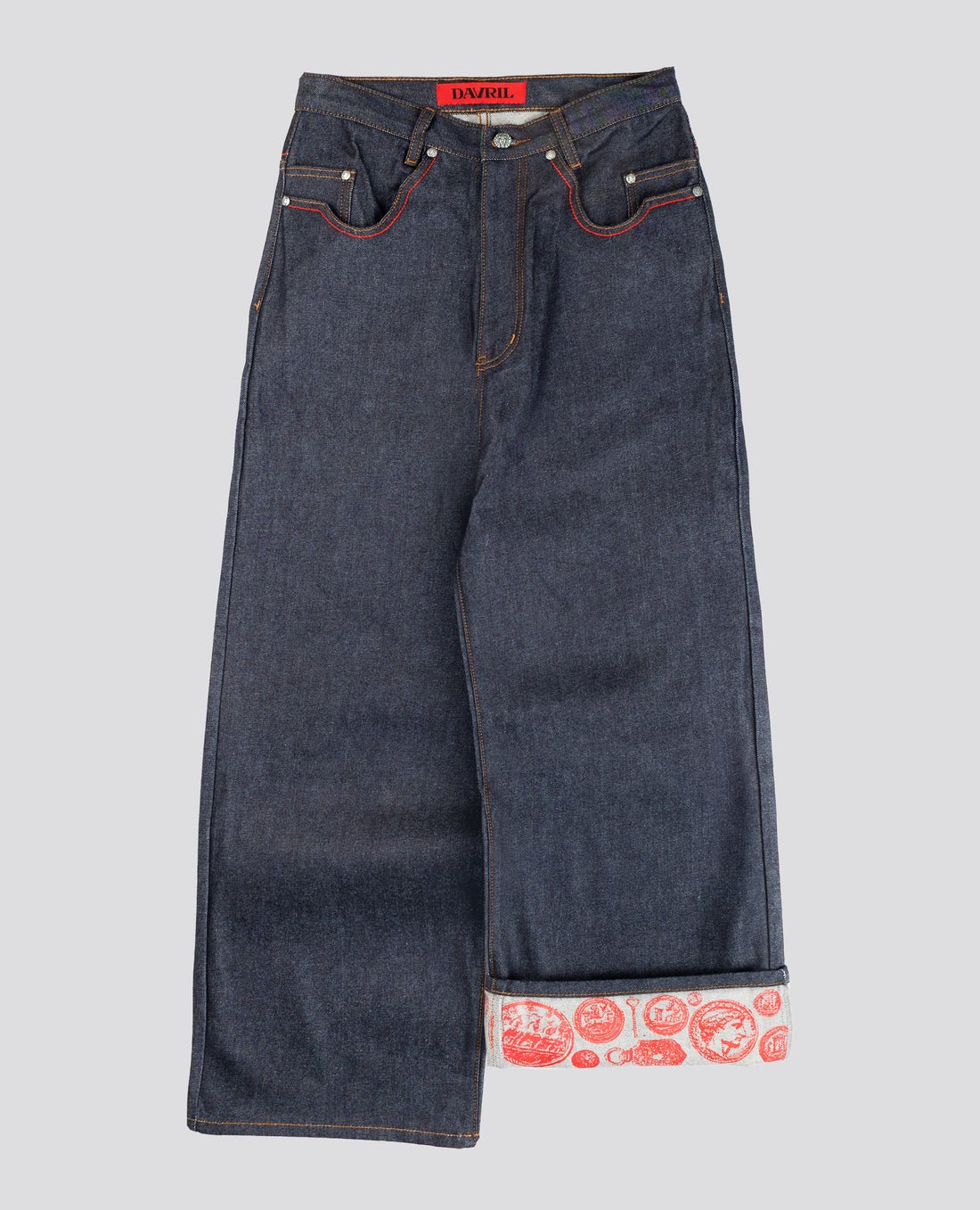 Davril Supply Inside Out Raw Denim Ultra Loose Fit (2) Davril Supply Inside Out Raw Denim Ultra Loose Fit (2)