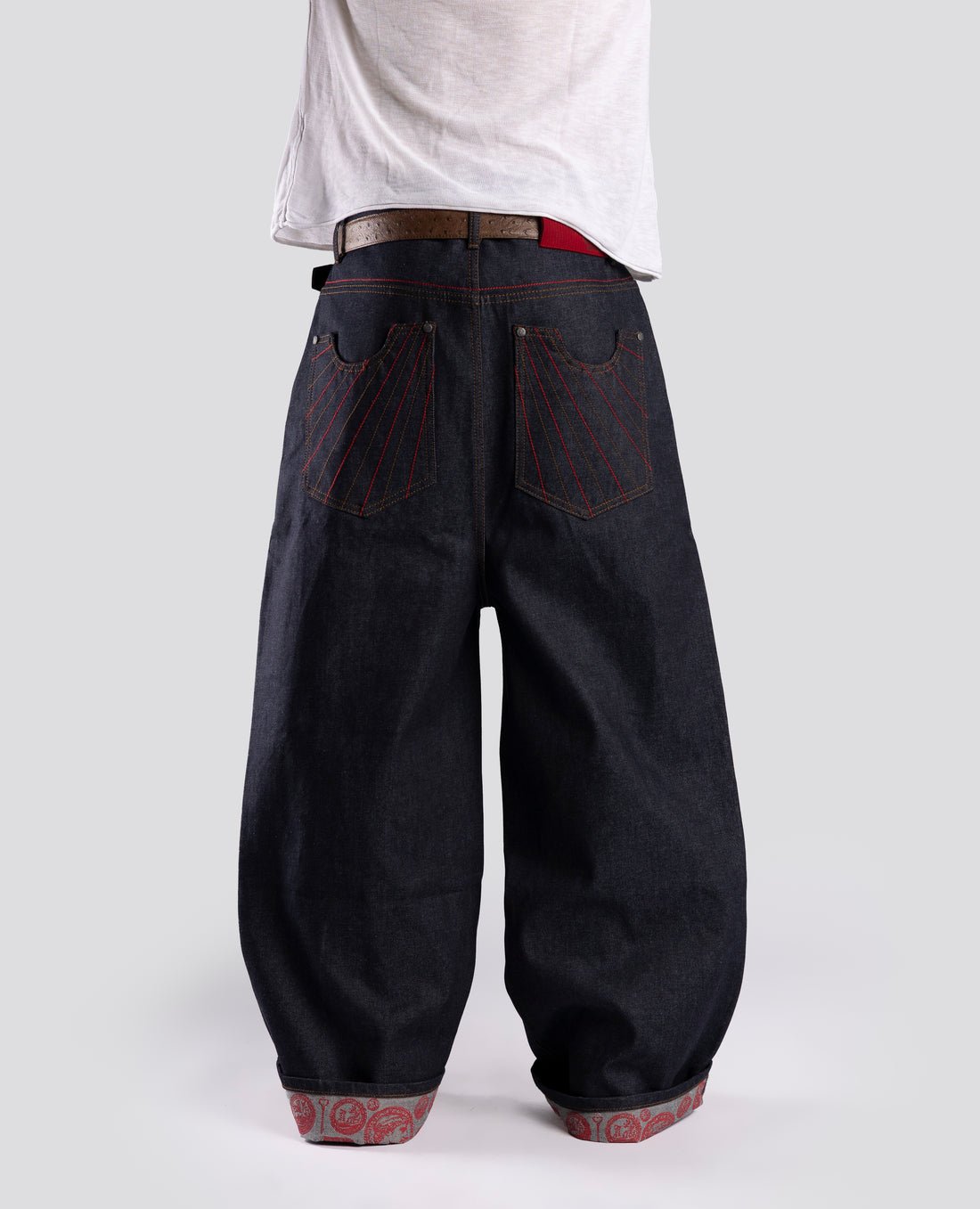 Davril Supply Inside Out Raw Denim Ultra Loose Fit Davril Supply Inside Out Raw Denim Ultra Loose Fit