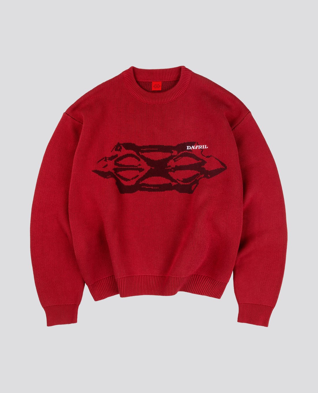 Davril Supply Solar Red Brutal Knitwear Davril Supply Solar Red Brutal Knitwear