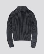 Davrilsupply Black Fitted Ribbed Knitwear (2)