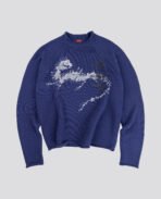 Davrilsupply DarkBlue Lostbeast Knitwear
