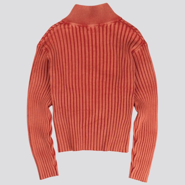 Davrilsupply Red Fitted Ribbed Knitwear (2)