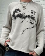 Davrilsupply White Lostbeast Knitwear (2)
