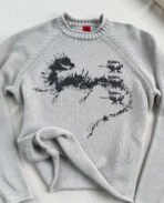Davrilsupply White Lostbeast Knitwear (3)