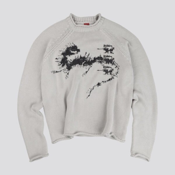 Davrilsupply White Lostbeast Knitwear
