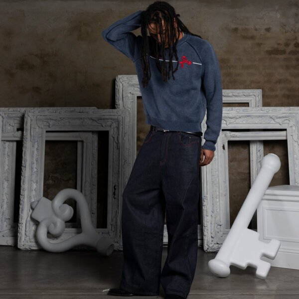 DavrilSupply Tricot à touches croisées (2)