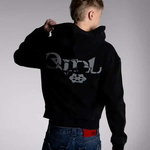 DavrilSupply Brutalist Noir Gaufre Fermeture Éclair