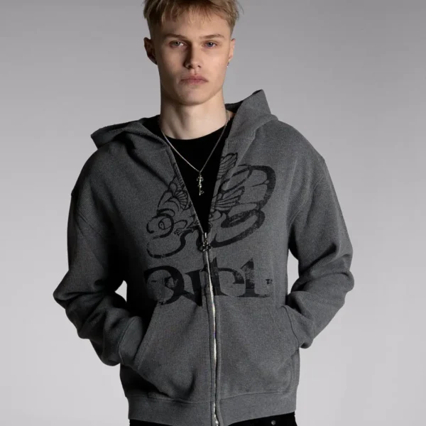 DavrilSupply gris Battle Waffle Zip