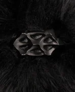 DavrilSupply Veste en fausse fourrure noire (4)