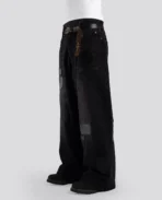 Jean DavrilSupply Ultra Loose à badges noirs (2)