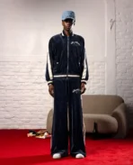 Pantalon de jogging en velours bleu Palace de DavrilSupply (5)