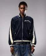 Veste en velours bleu palais DavrilSupply