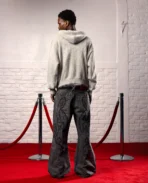 DavrilSupply Gris Classique Fourrure Fermeture Éclair (5)