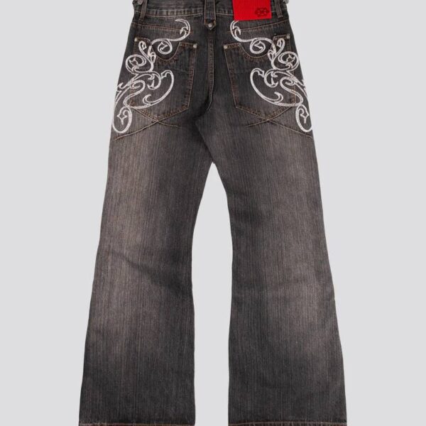 Jean bootcut noir DavrilSupply (2)