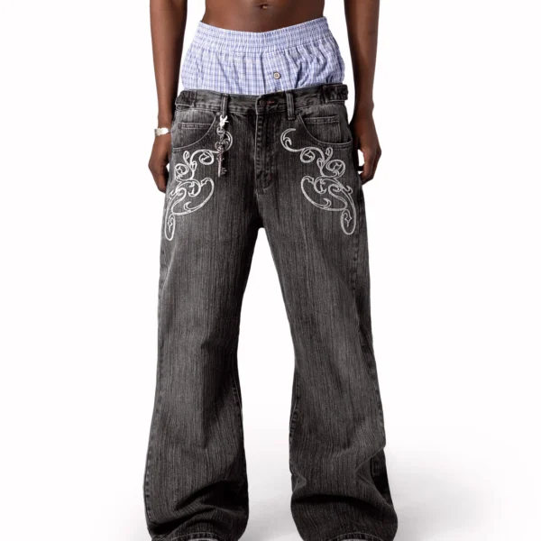 Jean bootcut noir DavrilSupply