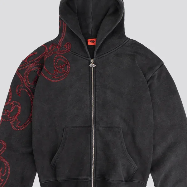 Fermeture éclair Davrilsupply Black Silent Punch