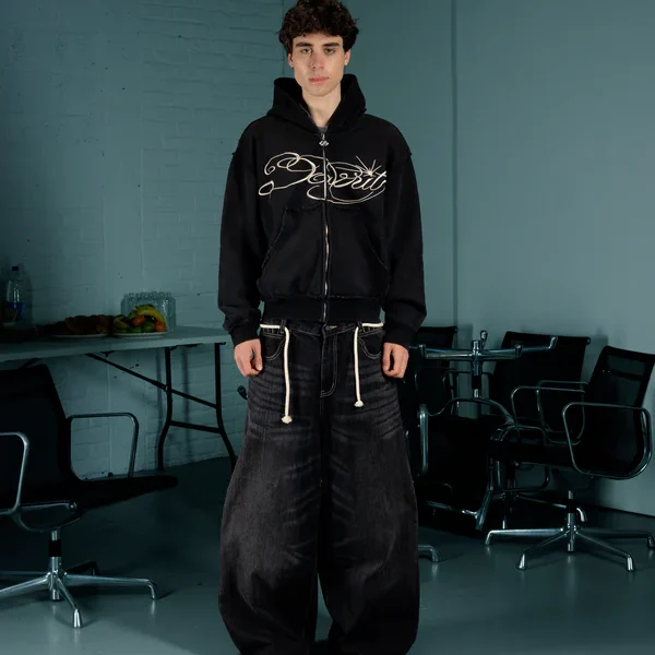 Fermeture éclair Davrilsupply Raybeam noire (2)