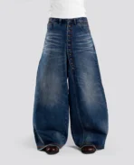 Jean Hussard coupe ultra large pour tous les jours