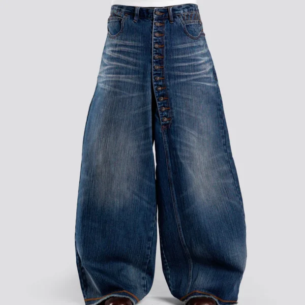 Jean Hussard coupe ultra large pour tous les jours