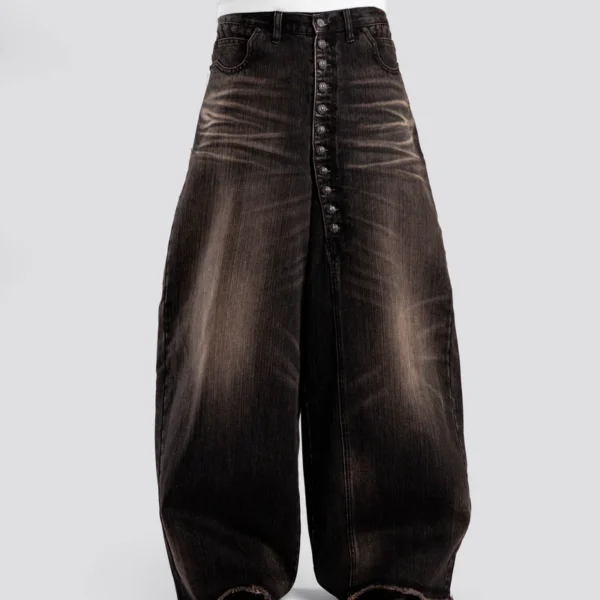 Jean Hussard coupe ultra large pour tous les jours (8)