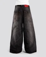 Jean ultra large noir Davrilsupply (6)