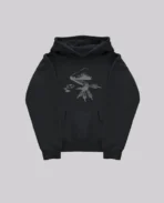 Sweat à capuche Davrilsupply Gecko Noir