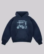 Sweat à capuche bleu Davrilsupply