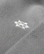 Sweat à capuche gris en maille Davrilsupply (3)