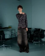 T shirt à manches longues Davrilsupply Black Prisoner (2)