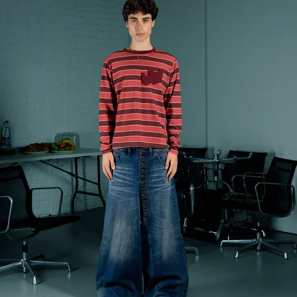 T shirt à manches longues Davrilsupply Red Prisoner (2)