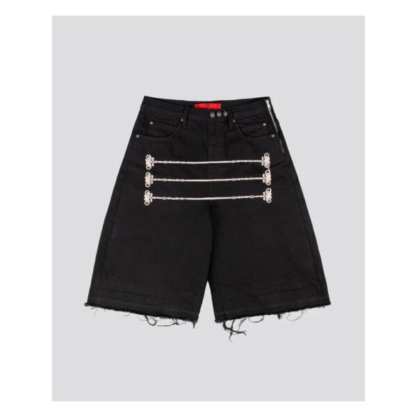 Shorts en jean noirs « Napoleon »
